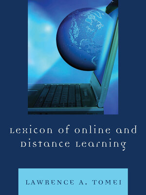cover image of Lexicon of Online and Distance Learning